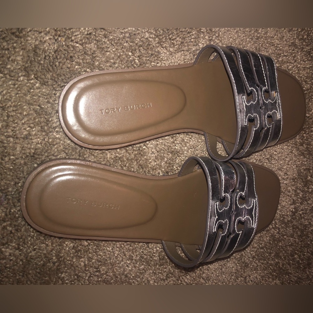 Tory Burch Ines Cage Slides - Picture 4 of 10